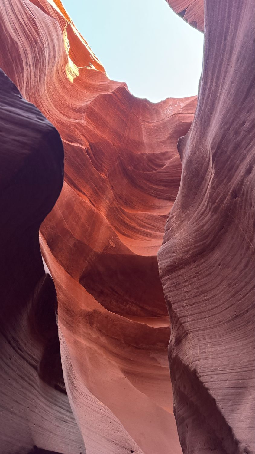 Slot-canyon walls of Antelope Canyon, Arizona