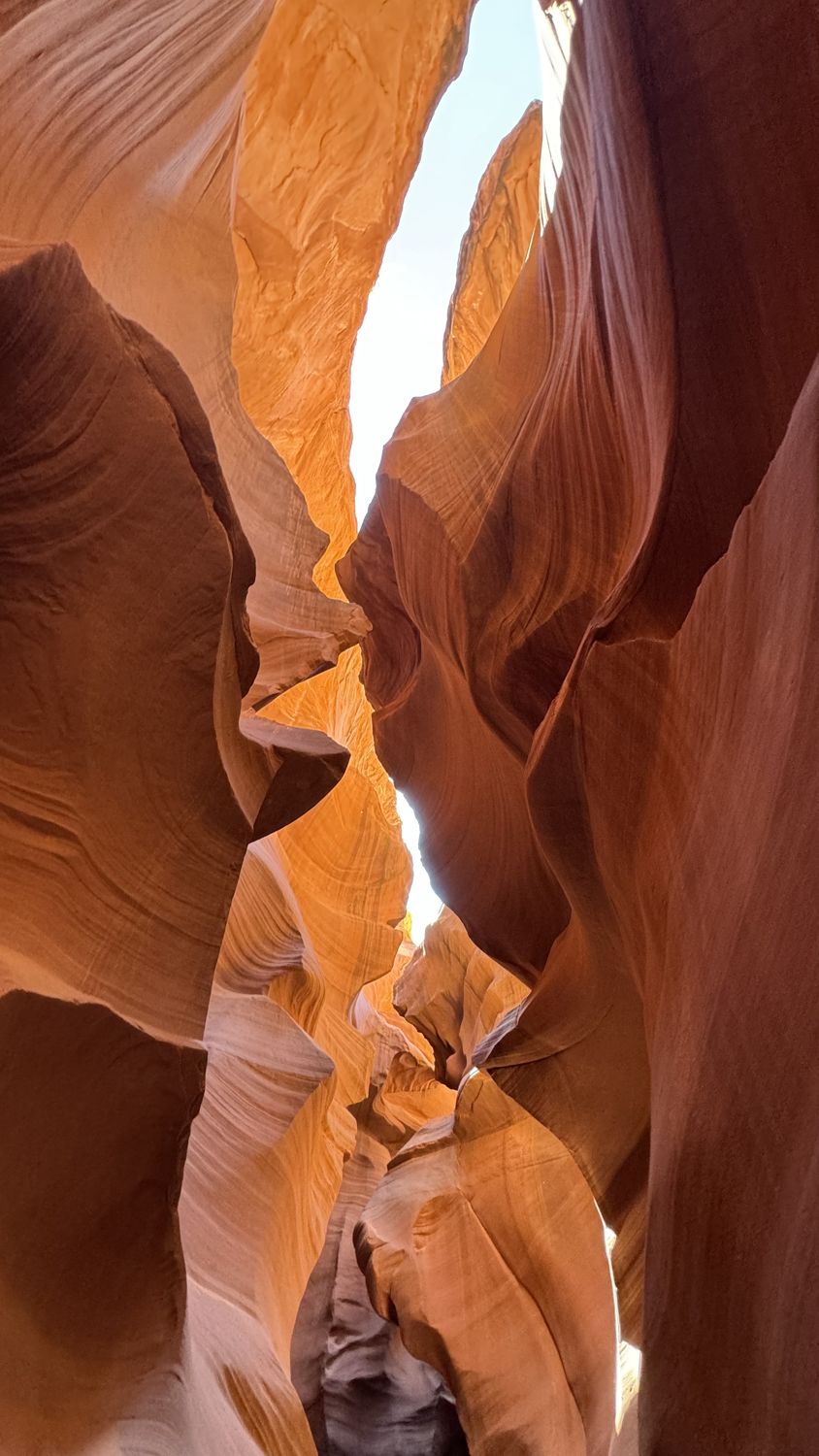 Light beams in Antelope Canyon, Arizona