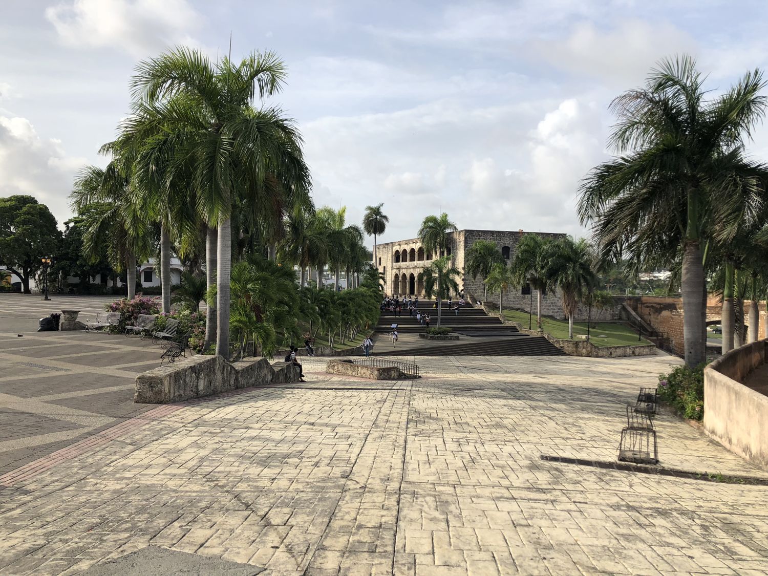 Historic stone arch in the Dominican Republic