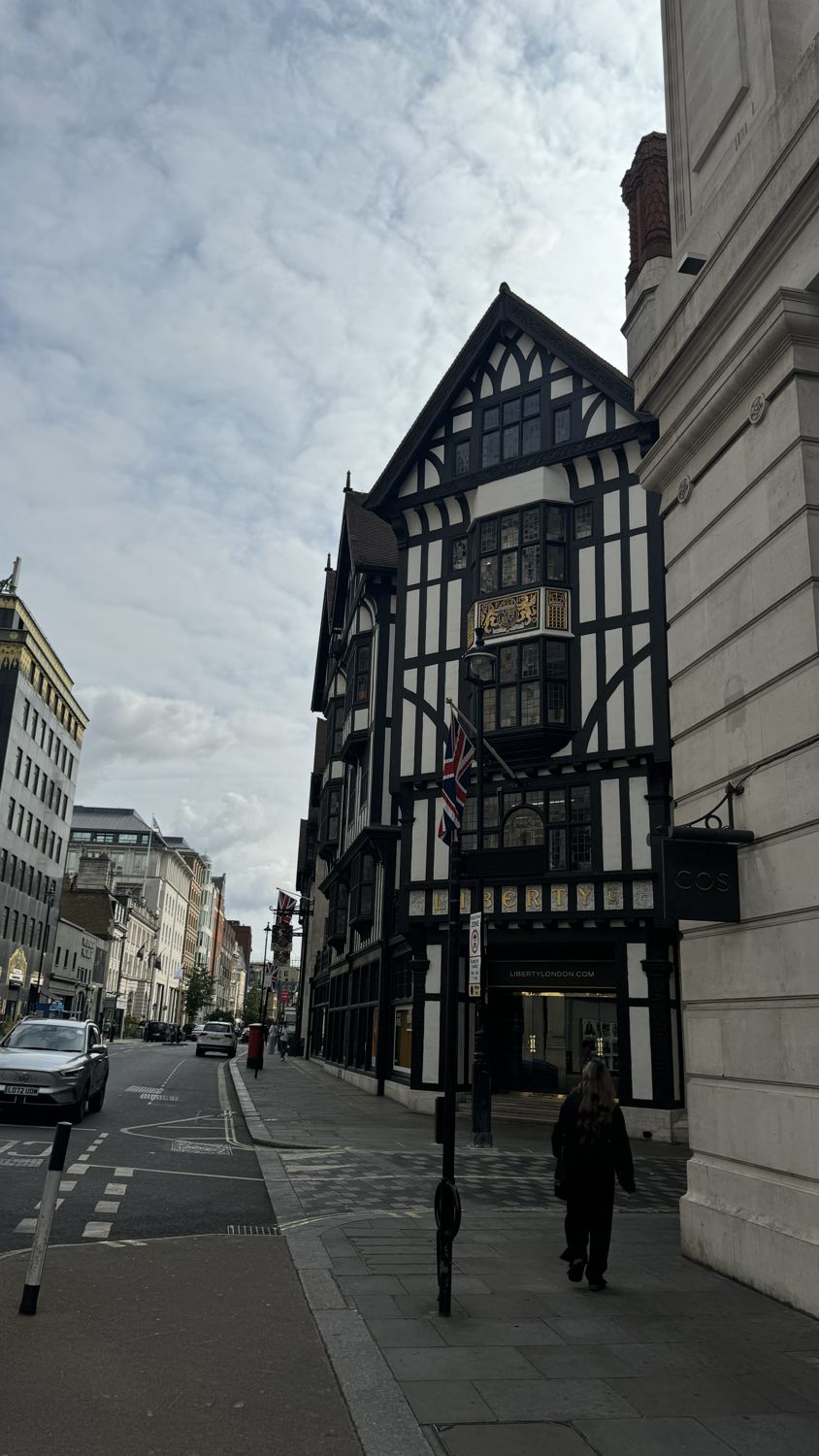 Historic Tudor street in England