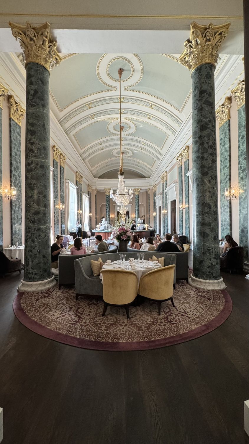 Grand afternoon-tea room in London