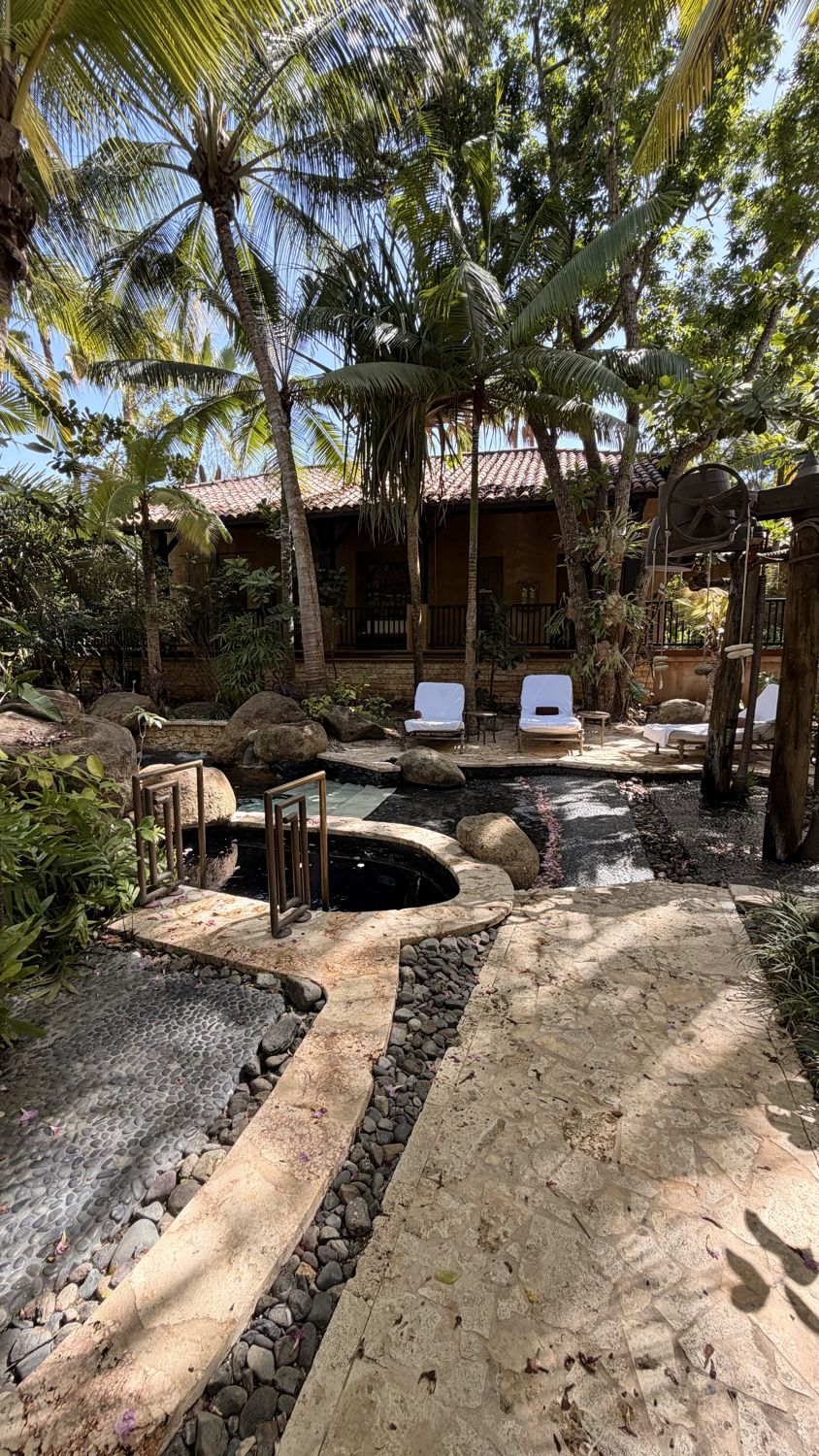 Open-air oceanfront dining at Dorado Beach, Puerto Rico